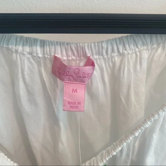 Lily Pulitzer White Top with Neon Tassels - Picture 5 of 7